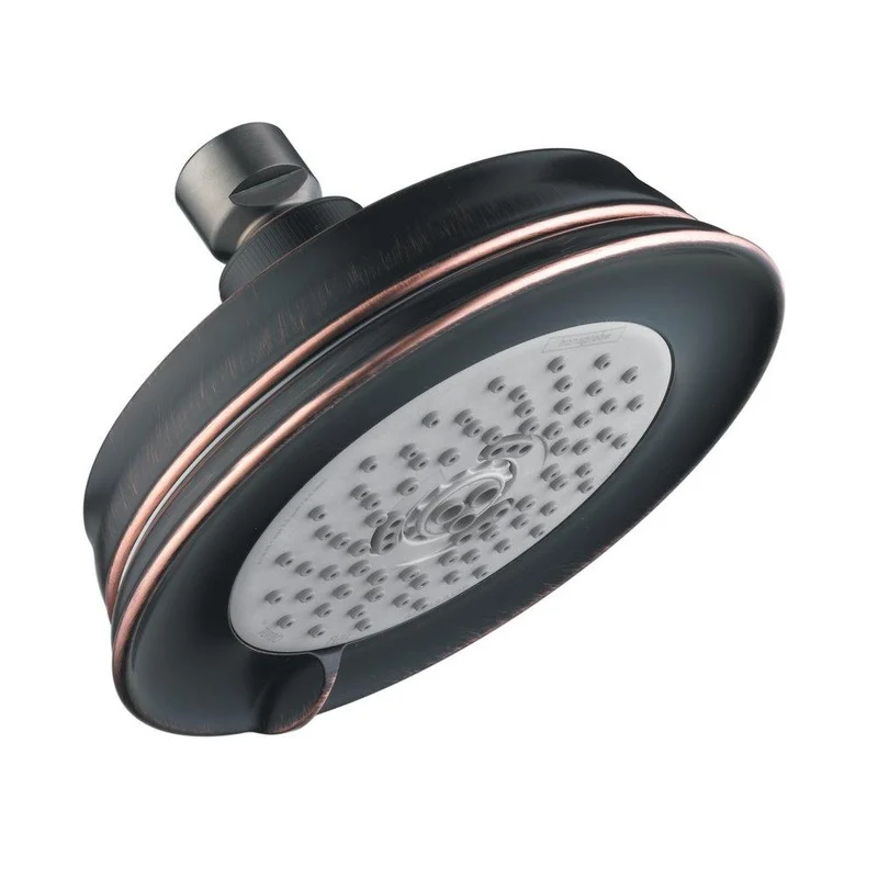 Hansgrohe Croma 100 Classic Multi Function Showerhead in Rubbed Bronze | Ferguson