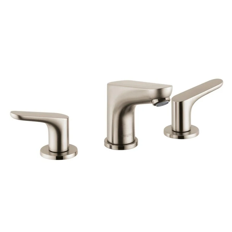 Hansgrohe Focus Two Handle Widespread Bathroom Sink Faucet in Brushed Nickel | Ferguson