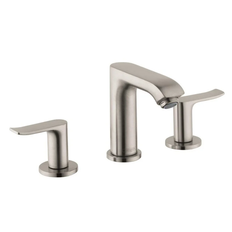 Hansgrohe Metris Two Handle Widespread Bathroom Sink Faucet in Brushed Nickel | Ferguson