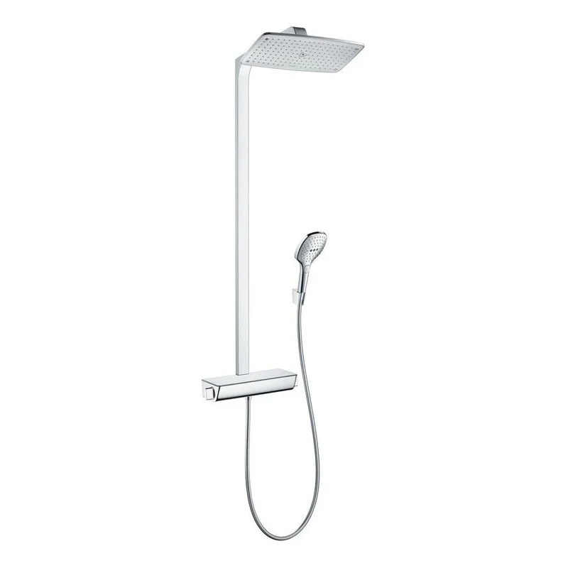 Hansgrohe Raindance Select E Single Handle Dual Function Shower System in Polished Chrome | Ferguson