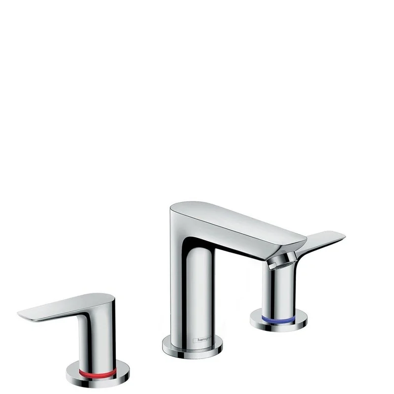 Hansgrohe Talis E Two Handle Widespread Bathroom Sink Faucet in Polished Chrome | Ferguson