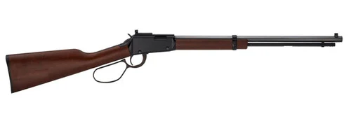 Henry H1 Tracker 22 LR, 20" Barrel, Octagon Blued, American Walnut, Checkered, Skinner Peep Rear, Brass Bead Front, 16rd