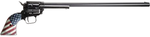 Heritage Rough Rider 22 LR, 16" Barrel, Black, US Flag Grips, 6rd