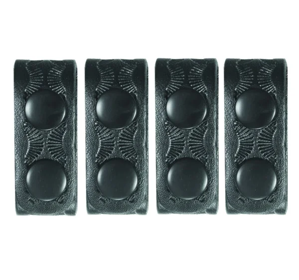 Hero’s Pride AirTek Belt Keepers 7/8 w/ Black Snaps – Fits 2 Belt(4 Pack)