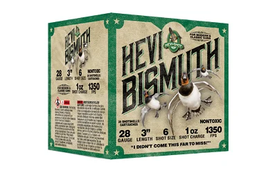 HEVI BISMUTH 28GA 3″ 1OZ #6 25/250