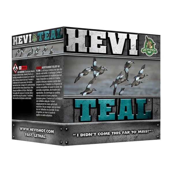 HEVI TEAL 12GA 3" #6 25RD