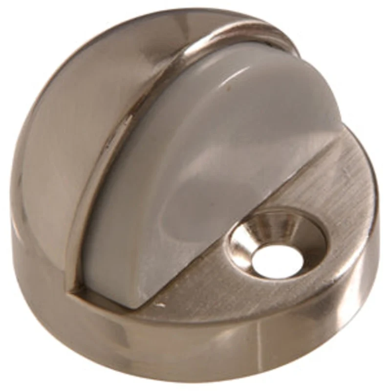HIGH DOME SATIN N ICKEL DOOR STOP