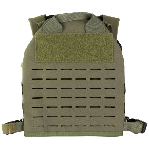 High Speed Core Plate Carrier, Body Armor Carrier, Designed to Fit Large SAPI or 10"X12" Commercial Plates, Nylon Construction, Matte Finish, Olive Drab Green