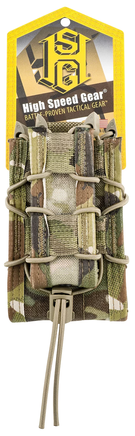 High Speed Gear 11DD00MC TACO Double Decker Mag Pouch Double MultiCam Nylon MOLLE Compatible w/ Rifle Compatible w/ Pistol