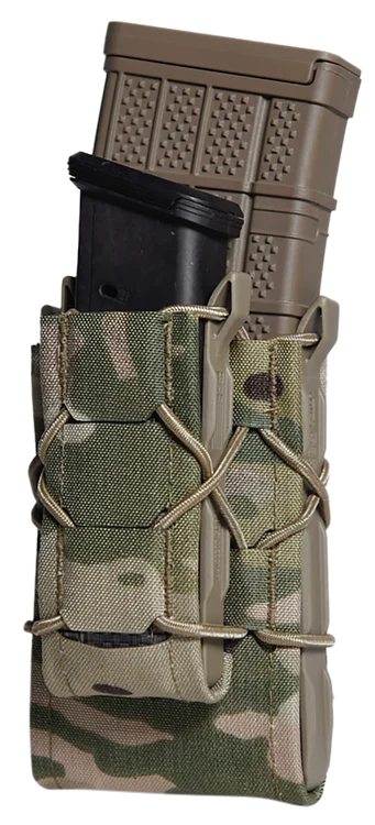 High Speed TACO Gen 2 Double Decker Multi-Cam Nylon Laminate MOLLE Mount /