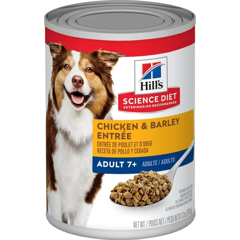 Hill’s Science Diet Adult 7+ Chicken & Barley Entre Dog Food