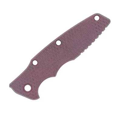 Hinderer Eklipse 3.5" Knife Scale Textured Burgundy Micarta