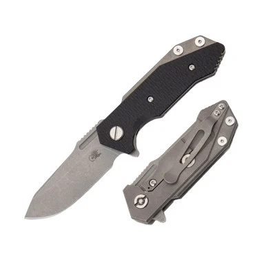 Hinderer Halftrack Working Finish Black G-10