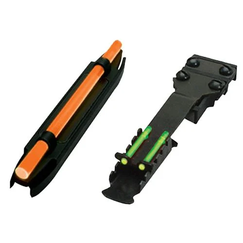 Hiviz C4001 C-Series M200/TS2002 Front/Rear Shotgun Sight Combo Green Winchester 1300,1400,Super X2, and Mossberg