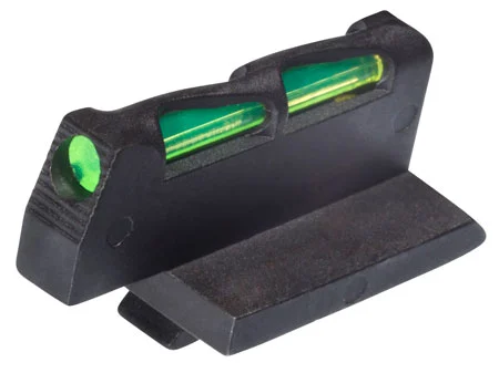 HiViz GPLW01 Ruger GP100 LiteWave Front SightBlack | Green Interchangeable Fiber Optic