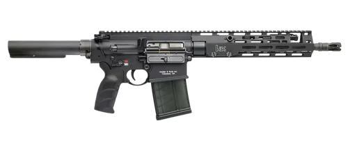 HK MR762 A4 AR10 Pistol 308 Win/7.62mm, 13" Threaded Barrel, Anodized Black, M-Lok, Adj Gas Block, Enhanced Grip, Ambi Controls, 20rd