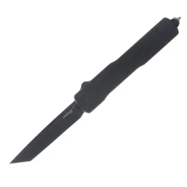 Hogue Counterstrike Out-the-Front Automatic Knife (Black Tanto, Solid Black G-10) AUHG34860
