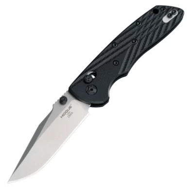 Hogue Deka 3.25″ ABLE Lock Folder Clip Point Tumble Finish – G-10 Frame – Solid Black