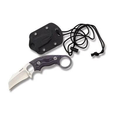 Hogue EX-F03 Hawkbill Karambit Knife Purple G-Mascus 2.25” Stonewash Blade HG35328