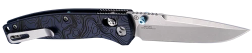 Hogue Mysto 3.4" Able LCK Fldr Clip Point Blue Canyon Water