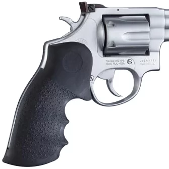 Hogue Taurus Medium & Large Frame Black Square Butt Rubber Grip