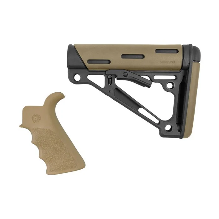 HOGUEAR-15 FINGER GROOVER GRIP W/COLLIPSIBLE MIL-SPEC BUTTSTOCK