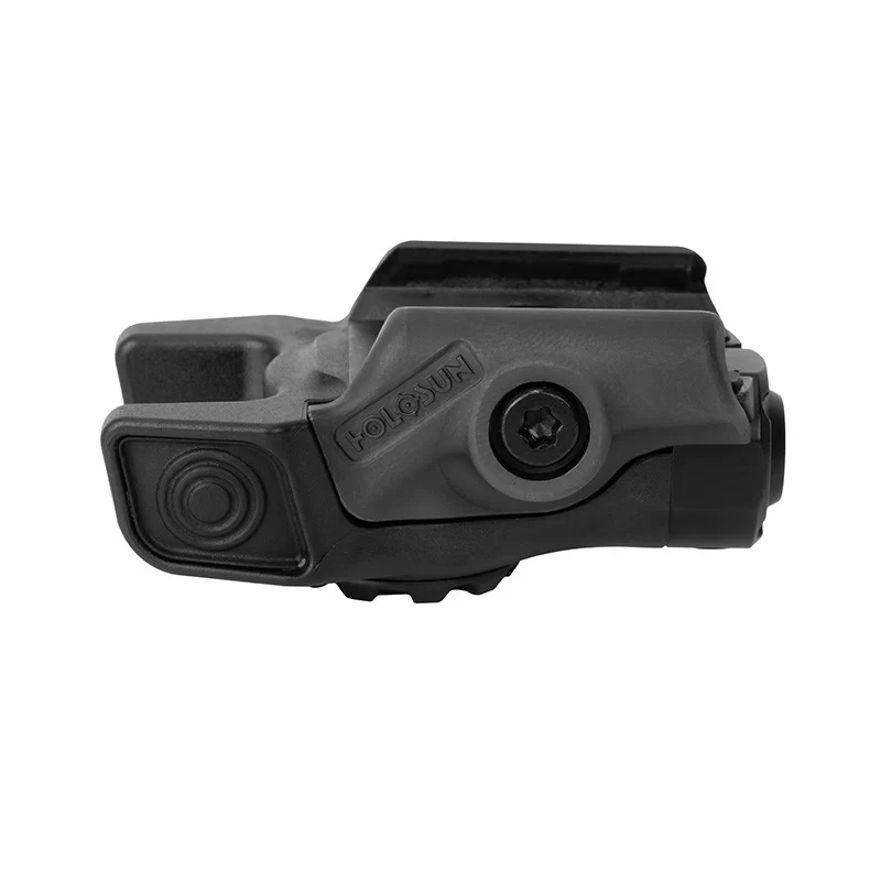 Holosun Technologies Rail Mounted Laser Red Universal rail mount, T10 L Key, CR1/3N battery, W&E adjustements, compatible with most holsters