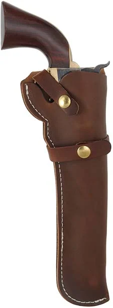Holster, modern hunting style,7-1/2" barrel, brown leather, fits 1851 or 1861 Colt revolvers