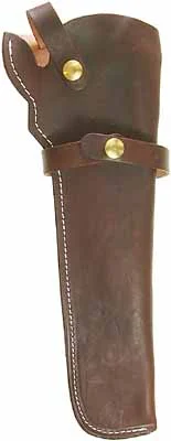 Holster, modern hunting style, brown leather, fits 1858 Remington