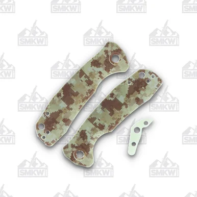 Honey Badger Small Camo G-10 Handle Set with Backspacer HB4062