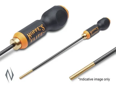 HOPPES ELITE CLEANING ROD 1 PIECE CARBON FIBRE .22 PISTOL 8"
