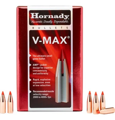 Hornady 22 Cal 224 35gr V-Max 100pk