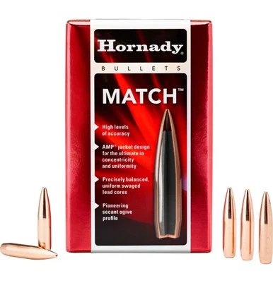 Hornady 22 Cal 224 53gr HP Match 100pk