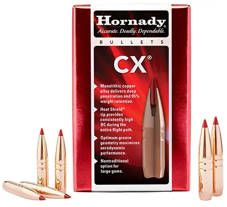 Hornady 254104 CX25 Cal .257 90 gr Boat Tail 50 Per Box/ 25 Case