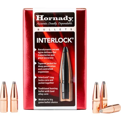 Hornady 30 Cal 150gr RN Interlock 100pk