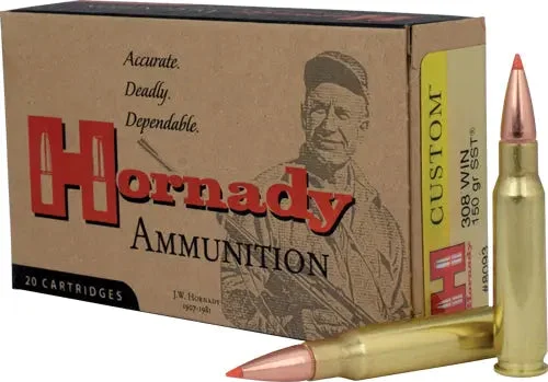 HORNADY 308 WIN 150GR SST 20RD
