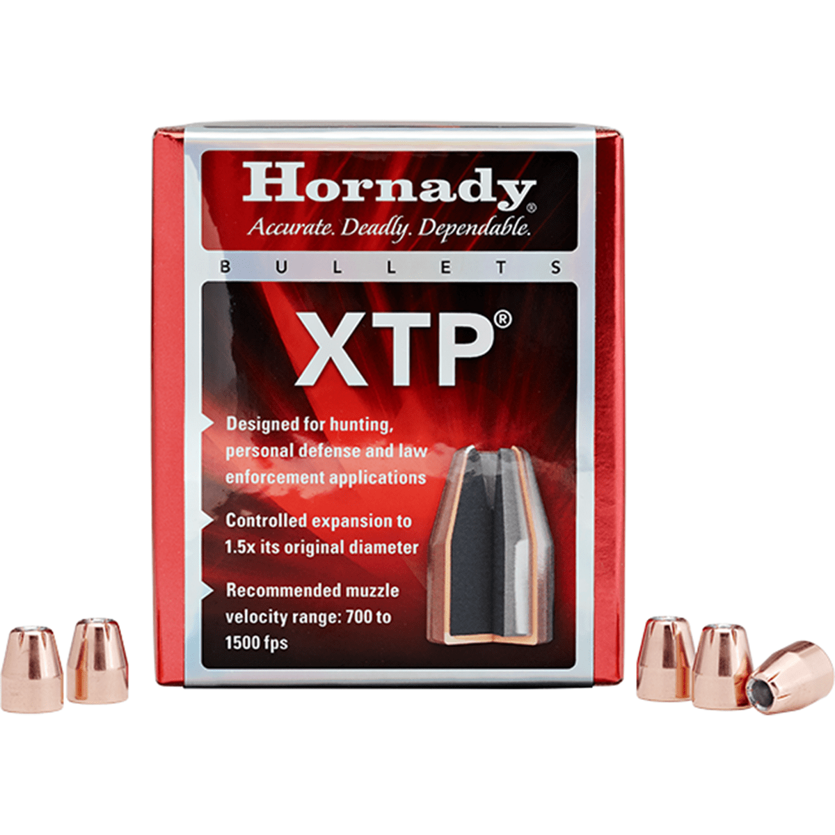 Hornady 40040 XTP 10mm .400 180 GR Hollow Point 100 Box