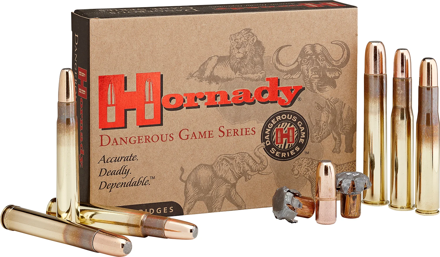 Hornady 82432 Dangerous Game450-400 Nitro Express 400 gr DGX Bonded 20 Per Box/ 6 Case