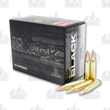 Hornady Black 6mm Creedmoor Ammunition 105 Grain Brass Centerfire 20 Rounds BTHP 81396