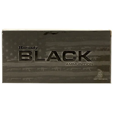 Hornady Black Ammo 5.56 NATO Rifle Ammunition 20 Rounds Brass Centerfire 62 Grain FMJ 81263