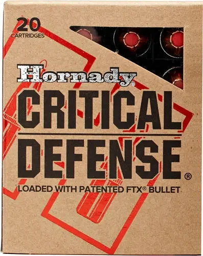 HORNADY CRITICAL DEFENSE 45 LC 185GR FTX 20RD