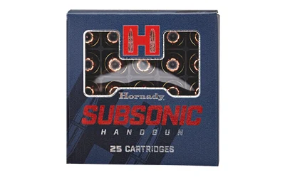 Hornady Custom 9mm 147 Grain XTP Subsonic Ammo – 25 Per Box #90292