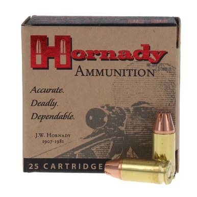 Hornady Custom 9mm Luger Ammunition 124 Grain Brass 25 Rounds XTP JHP 90242