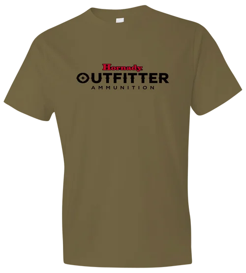 Hornady Gear Big Buck Coyote Brown, Cotton Short Sleeve, Semi-Fitted, XL