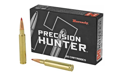 Hornady Precision Hunter .280 Ackley Improved 162 Grain ELD-X Ammo – 20 Per Box – 85586