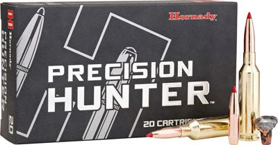 Hornady Precision Hunter Rifle Ammo 280 Ackley Imp. 162 gr. ELD-X 20 rd.