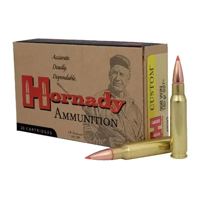 Hornady Super Shock Tip SST .308 Win 150 Grain Ammo – 20 Per Box / 200 Per Case 8093