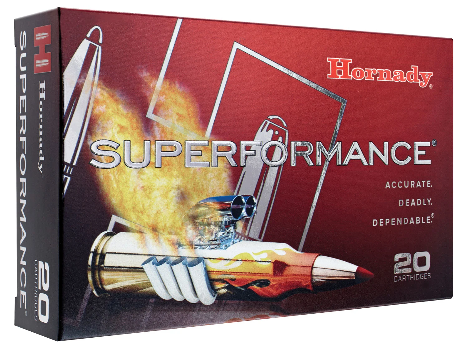 Hornady Superformance .25-06 Remington 117 Grain SST Ammo – 20 Per Box 81453