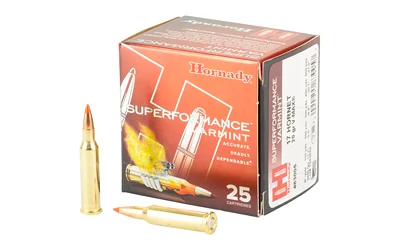 Hornady Superformance Rifle Ammunition .17 Hornet 20 gr V-MAX 3650 fps – 25/box