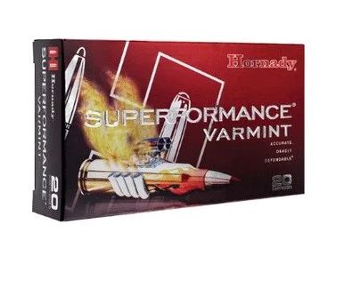 Hornady Superformance Varmint Ammo 22-250 Remington 35 Grain Brass 20 Rounds NTX PT 8334